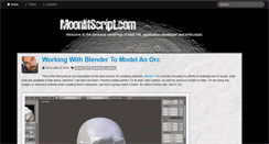 Desktop Screenshot of moonlitscript.com